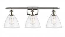 Innovations Lighting 516-3W-PN-GBD-752 - Bristol - 3 Light - 28 inch - Polished Nickel - Bath Vanity Light