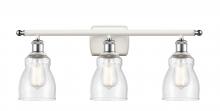 Innovations Lighting 516-3W-WPC-G394 - Ellery - 3 Light - 25 inch - White Polished Chrome - Bath Vanity Light