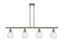 Innovations Lighting 516-4I-AB-G654-6 - Cindyrella - 4 Light - 48 inch - Antique Brass - Cord hung - Island Light