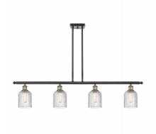 Innovations Lighting 516-4I-BAB-G559-5CL - Bridal Veil - 4 Light - 48 inch - Black Antique Brass - Cord hung - Island Light