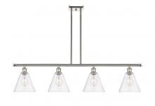  516-4I-PN-GBC-82 - Berkshire - 4 Light - 48 inch - Polished Nickel - Cord hung - Island Light