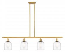  516-4I-SG-G558-6CL - Bella - 4 Light - 48 inch - Satin Gold - Cord hung - Island Light