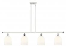  516-4I-WPC-G558-6GWH - Bella - 4 Light - 48 inch - White Polished Chrome - Cord hung - Island Light