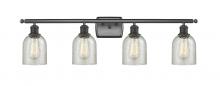  516-4W-BK-G259 - Caledonia - 4 Light - 35 inch - Matte Black - Bath Vanity Light