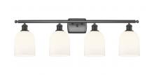  516-4W-OB-G558-6GWH - Bella - 4 Light - 36 inch - Oil Rubbed Bronze - Bath Vanity Light