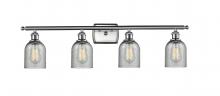  516-4W-SN-G257 - Caledonia - 4 Light - 35 inch - Brushed Satin Nickel - Bath Vanity Light