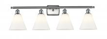  516-4W-SN-GBC-81 - Berkshire - 4 Light - 38 inch - Brushed Satin Nickel - Bath Vanity Light