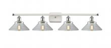 Innovations Lighting 516-4W-WPC-G132 - Orwell - 4 Light - 38 inch - White Polished Chrome - Bath Vanity Light