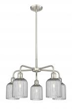 Innovations Lighting 516-5CR-SN-G559-5SM - Bridal Veil - 5 Light - 23 inch - Satin Nickel - Chandelier