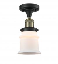 Innovations Lighting 517-1CH-BAB-G181S - Canton - 1 Light - 6 inch - Black Antique Brass - Semi-Flush Mount