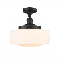  517-1CH-BK-G691-12 - Bridgeton - 1 Light - 12 inch - Matte Black - Semi-Flush Mount