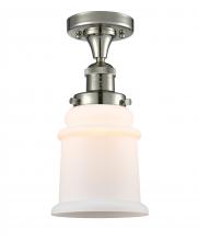 Innovations Lighting 517-1CH-PN-G181 - Canton - 1 Light - 6 inch - Polished Nickel - Semi-Flush Mount