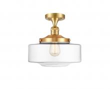 Innovations Lighting 517-1CH-SG-G692-12 - Bridgeton - 1 Light - 12 inch - Satin Gold - Semi-Flush Mount