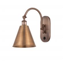  518-1W-AC-MBC-8-AC - Berkshire - 1 Light - 8 inch - Antique Copper - Sconce