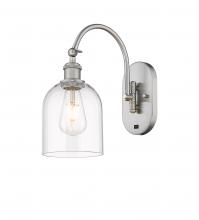 Innovations Lighting 518-1W-SN-G558-6CL - Bella - 1 Light - 6 inch - Brushed Satin Nickel - Sconce