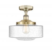 Innovations Lighting 616-1F-AB-G694-12 - Bridgeton - 1 Light - 12 inch - Antique Brass - Semi-Flush Mount