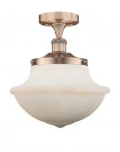 Innovations Lighting 616-1F-AC-G541 - Oxford - 1 Light - 12 inch - Antique Copper - Semi-Flush Mount