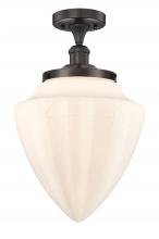 Innovations Lighting 616-1F-OB-G661-12 - Bridgeton - 1 Light - 12 inch - Oil Rubbed Bronze - Semi-Flush Mount