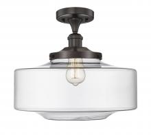 Innovations Lighting 616-1F-OB-G692-16 - Bridgeton - 1 Light - 12 inch - Oil Rubbed Bronze - Semi-Flush Mount