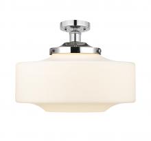 Innovations Lighting 616-1F-PC-G691-16 - Bridgeton - 1 Light - 12 inch - Polished Chrome - Semi-Flush Mount