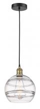 Innovations Lighting 616-1P-BAB-G556-10CL - Rochester - 1 Light - 10 inch - Black Antique Brass - Cord hung - Mini Pendant