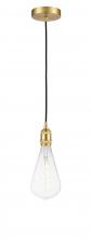 Innovations Lighting 616-1P-SG-BB125LED - Edison - 1 Light - 6 inch - Satin Gold - Cord hung - Mini Pendant