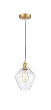 Innovations Lighting 616-1P-SG-G654-8 - Cindyrella - 1 Light - 8 inch - Satin Gold - Cord hung - Mini Pendant