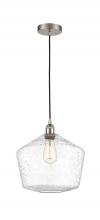 Innovations Lighting 616-1P-SN-G654-12 - Cindyrella - 1 Light - 12 inch - Brushed Satin Nickel - Cord hung - Mini Pendant