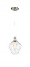 Innovations Lighting 616-1P-SN-G654-8 - Cindyrella - 1 Light - 8 inch - Brushed Satin Nickel - Cord hung - Mini Pendant