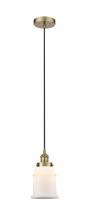 Innovations Lighting 616-1PH-AB-G181 - Canton - 1 Light - 6 inch - Antique Brass - Cord hung - Mini Pendant