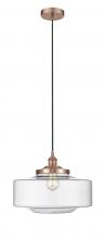 Innovations Lighting 616-1PH-AC-G692-16 - Bridgeton - 1 Light - 16 inch - Antique Copper - Mini Pendant