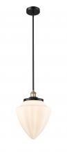 Innovations Lighting 616-1S-BAB-G661-12 - Bridgeton - 1 Light - 12 inch - Black Antique Brass - Stem Hung - Mini Pendant