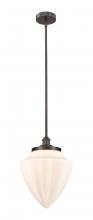 Innovations Lighting 616-1S-OB-G661-12 - Bridgeton - 1 Light - 12 inch - Oil Rubbed Bronze - Stem Hung - Mini Pendant