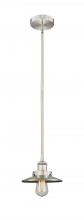 Innovations Lighting 616-1SH-SN-M2 - Edison - 1 Light - 8 inch - Brushed Satin Nickel - Cord hung - Mini Pendant