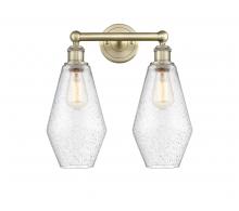  616-2W-AB-G654-7 - Cindyrella - 2 Light - 16 inch - Antique Brass - Bath Vanity Light