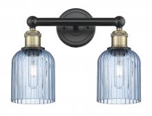 Innovations Lighting 616-2W-BAB-G559-5BL - Bridal Veil - 2 Light - 14 inch - Black Antique Brass - Bath Vanity Light