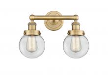 Innovations Lighting 616-2W-BB-G202-6 - Beacon - 2 Light - 15 inch - Brushed Brass - Bath Vanity Light