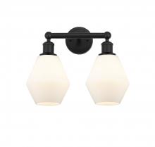 Innovations Lighting 616-2W-BK-G651-6 - Cindyrella - 2 Light - 15 inch - Matte Black - Bath Vanity Light