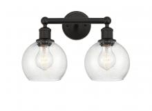 Innovations Lighting 616-2W-OB-G124-6 - Athens - 2 Light - 15 inch - Oil Rubbed Bronze - Bath Vanity Light