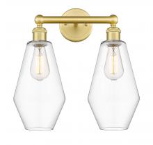  616-2W-SG-G652-7 - Cindyrella - 2 Light - 16 inch - Satin Gold - Bath Vanity Light