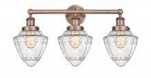 Innovations Lighting 616-3W-AC-G664-7 - Bullet - 3 Light - 24 inch - Antique Copper - Bath Vanity Light