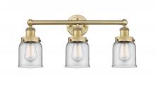  616-3W-BB-G52 - Bell - 3 Light - 23 inch - Brushed Brass - Bath Vanity Light