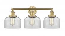  616-3W-BB-G72 - Bell - 3 Light - 26 inch - Brushed Brass - Bath Vanity Light