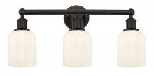 Innovations Lighting 616-3W-OB-G559-5GWH - Bridal Veil - 3 Light - 23 inch - Oil Rubbed Bronze - Bath Vanity Light