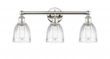  616-3W-PN-G442 - Brookfield - 3 Light - 24 inch - Polished Nickel - Bath Vanity Light