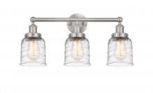  616-3W-SN-G513 - Bell - 3 Light - 23 inch - Brushed Satin Nickel - Bath Vanity Light