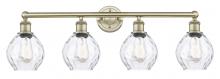  616-4W-AB-G362 - Waverly - 4 Light - 33 inch - Antique Brass - Bath Vanity Light