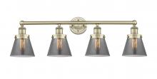  616-4W-AB-G63 - Cone - 4 Light - 33 inch - Antique Brass - Bath Vanity Light