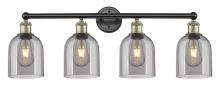  616-4W-BAB-G558-6SM - Bella - 4 Light - 33 inch - Black Antique Brass - Bath Vanity Light