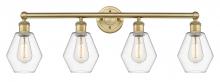  616-4W-BB-G652-6 - Cindyrella - 4 Light - 33 inch - Brushed Brass - Bath Vanity Light